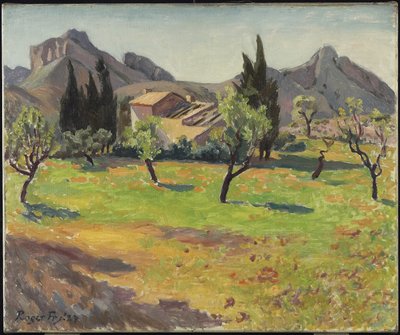 Le Mas de Berne near St. Remy, Provence by Roger Eliot Fry